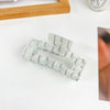 Women's Handmade Acrylic Hair Grab Clip Geometric Style
