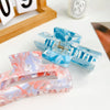Women's Handmade Acrylic Hair Grab Clip Geometric Style