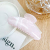 Women's Handmade Acrylic Square Shark Clip Hair Accessory With Simple Design