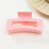 Women's Handmade Acrylic Square Shark Clip Hair Accessory With Simple Design