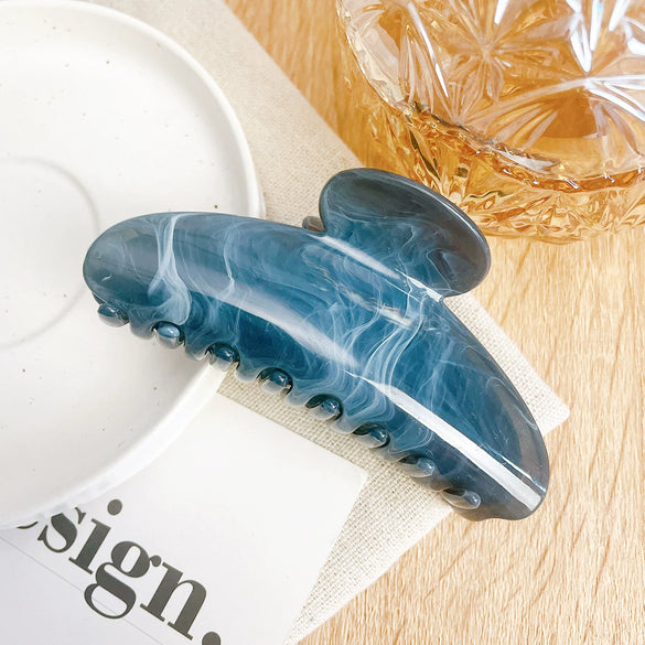 Women's Handmade Acrylic Square Shark Clip Hair Accessory With Simple Design