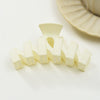 Women's Handmade Acrylic Square Shark Clip Hair Accessory With Simple Design