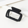 Women's Handmade Acrylic Square Shark Clip Hair Accessory With Simple Design