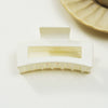 Women's Handmade Acrylic Square Shark Clip Hair Accessory With Simple Design