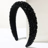 Women's Handmade Alloy Beaded Hair Hoop Light Luxury Geometric Headband Hair Accessory