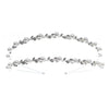 Women's Handmade Alloy Pearl Headband With Double Layer Floral Design Elegant Bridal Hair Accessory