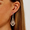 Women’s Handmade Alloy Rhinestone Earrings Simple Wedding Jewelry For Brides Wholesale
