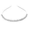 Women's Handmade Alloy Rhinestone Inlaid Crystal Headband Simple Bridal Wedding Hair Accessory