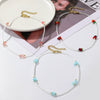 Women's Handmade Beaded Necklace With Artificial Crystal And Alloy Geometric Insects Star Pattern Electroplated