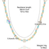 Women's Handmade Beaded Necklace With Artificial Crystal And Alloy Geometric Insects Star Pattern Electroplated
