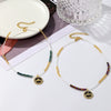 Women's Handmade Beaded Necklace With Artificial Crystal And Alloy Geometric Insects Star Pattern Electroplated