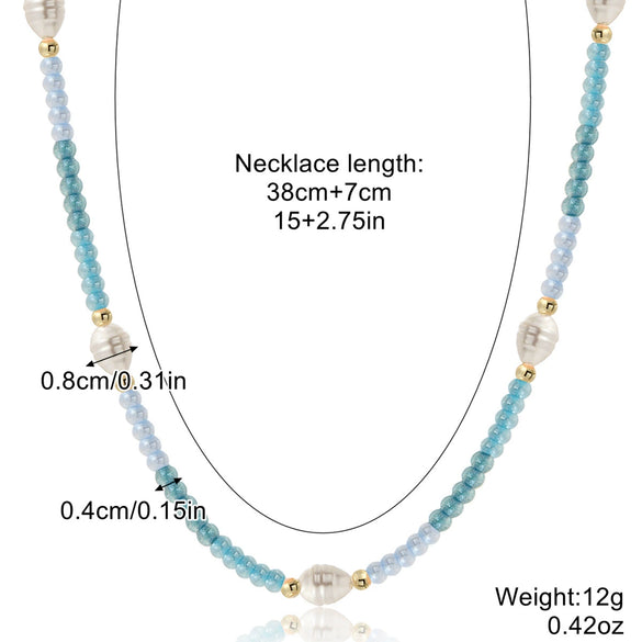 Women's Handmade Beaded Necklace With Artificial Crystal And Alloy Geometric Insects Star Pattern Electroplated