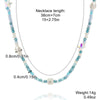 Women's Handmade Beaded Necklace With Artificial Crystal And Alloy Geometric Insects Star Pattern Electroplated