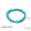 Women's Handmade Beaded Turquoise Geometric Bracelet Set