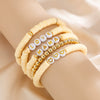 Women's Handmade Bracelets With Polymer Clay Ccb And Acrylic Geometric And Letter Pattern Sports Style