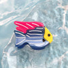 Women's Handmade Cartoon Animal Style Acetic Acid Marine Ornamental Fish Hair Clips
