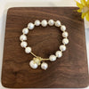 Women's Handmade Cartoon Animals Zodiac Freshwater Pearl Bracelet Plated 14K Gold
