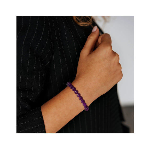 Women's Handmade Cat's Eye Stone Bracelet Simple Geometric Fashion Jewelry Elegant Natural Stone Bracelet