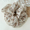 Women's Handmade Chiffon Hair Rings With High Elasticity And Little Fresh Style