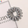 Women's Handmade Cloth Coil Hair Tie Simple Elastic Hair Rope For Everyday Hairstyles