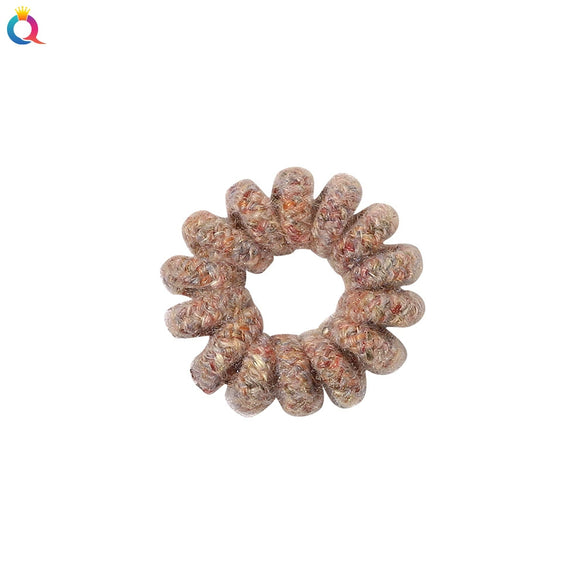 Women's Handmade Cloth Coil Hair Tie Simple Elastic Hair Rope For Everyday Hairstyles