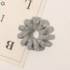 Women's Handmade Cloth Coil Hair Tie Simple Elastic Hair Rope For Everyday Hairstyles