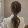 Women's Handmade Cloth Coil Hair Tie Simple Elastic Hair Rope For Everyday Hairstyles