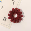Women's Handmade Cloth Coil Hair Tie Simple Elastic Hair Rope For Everyday Hairstyles