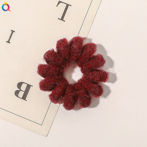Women's Handmade Cloth Coil Hair Tie Simple Elastic Hair Rope For Everyday Hairstyles