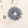 Women's Handmade Cloth Coil Hair Tie Simple Elastic Hair Rope For Everyday Hairstyles