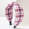 Women's Handmade Cloth Geometric Casual Style Widebrimmed Knotted Headband Hair Accessories