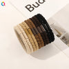 Women’s Handmade Cloth Hair Tie Thick Ponytail Holder Simple Elegant Hair Rope Elastic Hair Ring