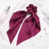 Women's Handmade Cloth Long Streamer Knotted Scarf Hair Tie
