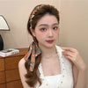 Women's Handmade Cloth Palacestyle Floral Ribbon Toothed Comb Wave High Crown Reversible Retro Headband