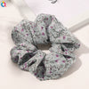 Women's Handmade Cloth Plaid Floral Large Intestine And Ball Hair Rings Hair Accessories