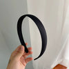 Women’s Handmade Cloth Satin Hairband With Fine Edges Simple Fresh Style Headwear For Makeup And Face Washing