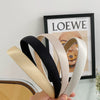 Women’s Handmade Cloth Satin Hairband With Fine Edges Simple Fresh Style Headwear For Makeup And Face Washing