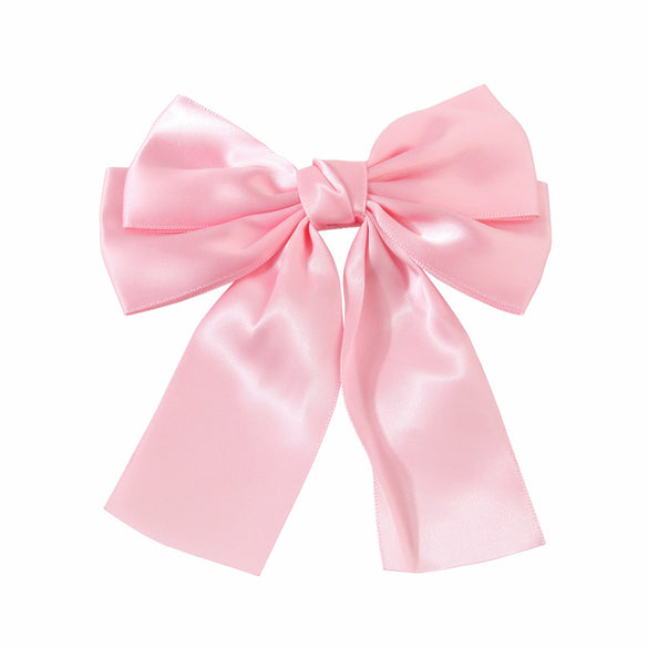 Women's Handmade Cloth Sweet Bow Hairpin Spring Clip Accessories