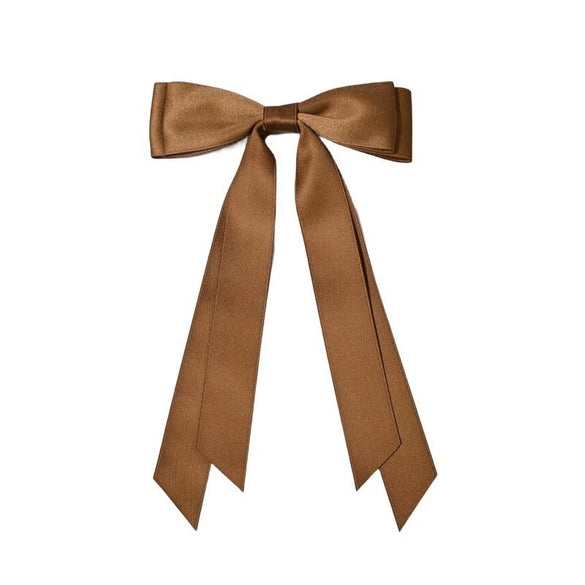 Women's Handmade Cloth Sweet Bow Hairpin Spring Clip Accessories