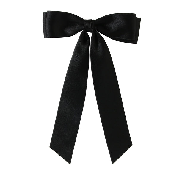 Women's Handmade Cloth Sweet Bow Hairpin Spring Clip Accessories