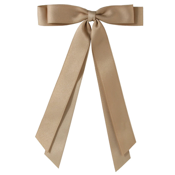 Women's Handmade Cloth Sweet Bow Hairpin Spring Clip Accessories