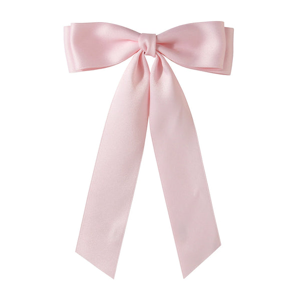Women's Handmade Cloth Sweet Bow Hairpin Spring Clip Accessories