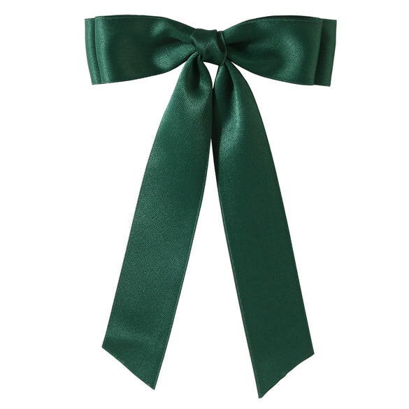 Women's Handmade Cloth Sweet Bow Hairpin Spring Clip Accessories