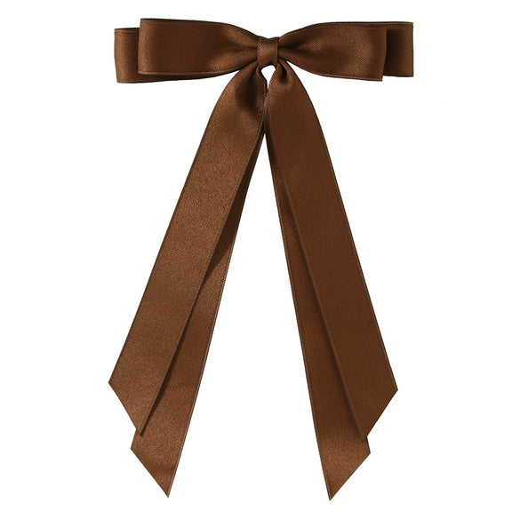 Women's Handmade Cloth Sweet Bow Hairpin Spring Clip Accessories