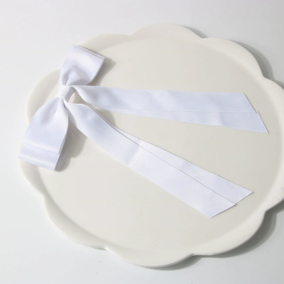 Women's Handmade Cloth Sweet Bow Hairpin Spring Clip Accessories