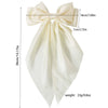 Women's Handmade Cloth Sweet Bow Hairpin Spring Clip Accessories
