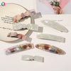 Women's Handmade Colorful Acetic Acid Spring Clip Hairpin Bow Tie Head Accessories