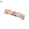 Women's Handmade Colorful Acetic Acid Spring Clip Hairpin Bow Tie Head Accessories