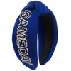 Women's Handmade Crystal Geometric Letter Rice Bead Fabric Headband Hair Accessory