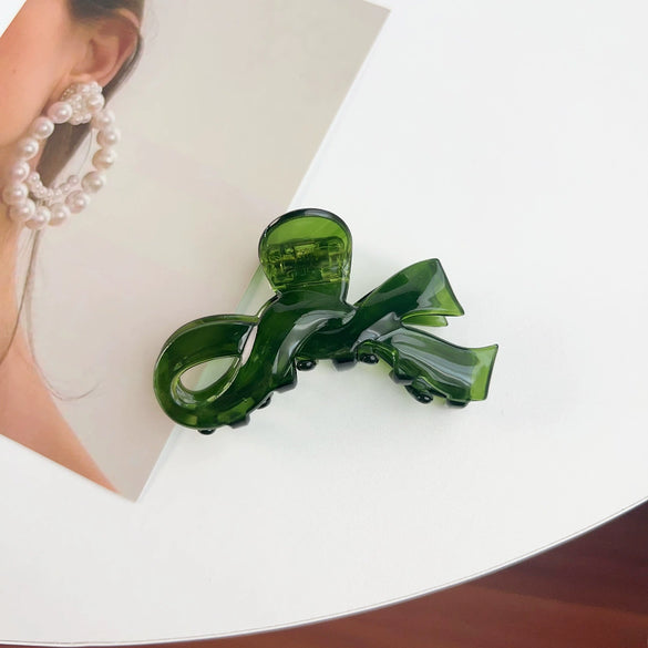 Women's Handmade Elegant Geometric Acetic Acid Hairclip Grab Clip Ponytail Clip Hair Accessories